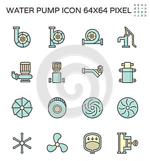 Water pump icon