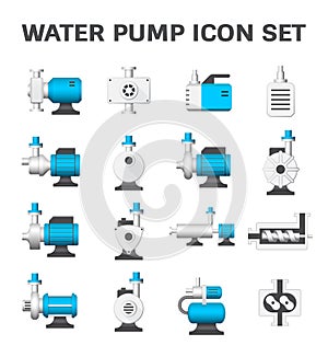 Water pump icon