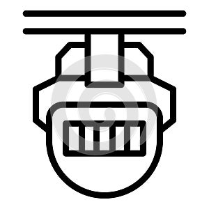 Water pump icon, outline style