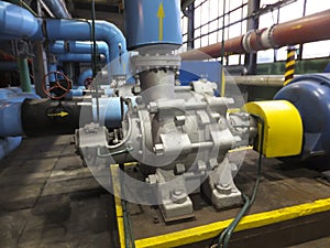 Water pump with large electric motors