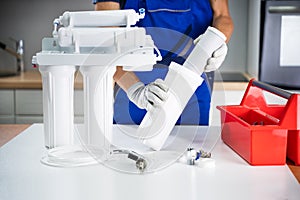 Water Purification Filter Install