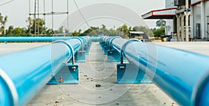 Water PVC pipe section