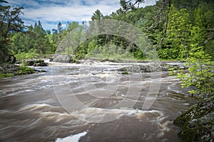 Water Rapids in Kap-Kig-Iwan Provincial Park