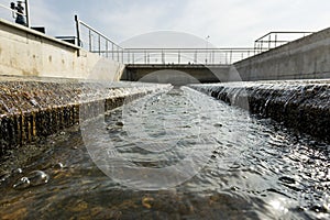 Water recycling in big sedimentation drainages photo