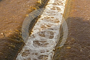 Water recycling in big sedimentation drainages photo