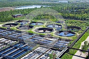 Water recycling sewage building