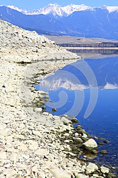 Water reflection at Liptovska Mara, Slovakia