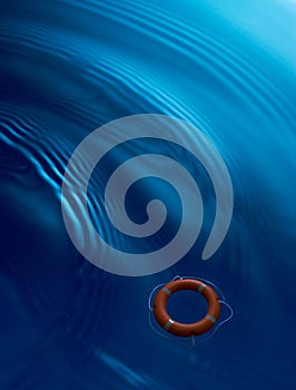 Water Rescue Lifebuoy Ring Background