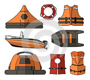Water rescue set