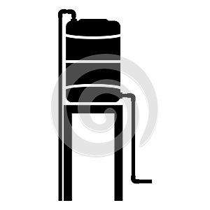 water reservoir icon vector