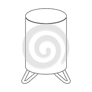 water reservoir icon vector