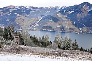 Water Reservoir Lake, SchmittenhÃ¶he, Zell Am See, Austria