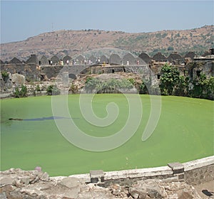 Water reservoir in Murud Janjira Fort