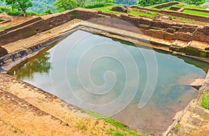 Water reservoirs in Sigiriya