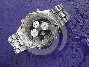 Water resistant watch photo