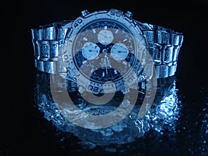 Water resistant watch photo