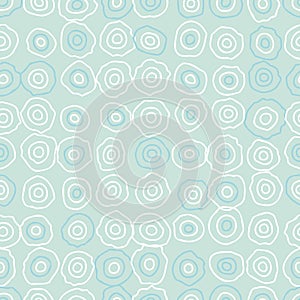 Water ripples seamless vector pastel blue pattern photo