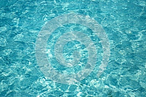 Water ripples in the sunny day