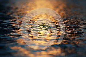 Water Ripples Sunset