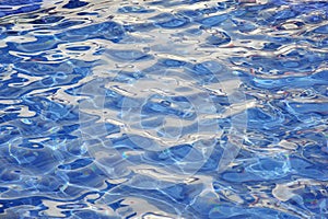 Water Ripples Of A Swimming Pool