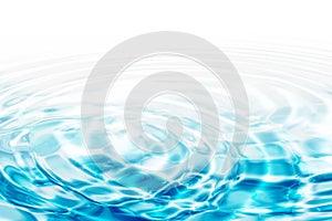 Water ripples - turquoise concentric circles photo