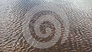 Water ripples in the wind create a abstract texture background