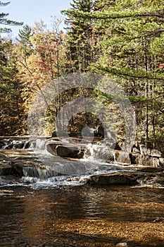 An eddy on a curve on the Swift River