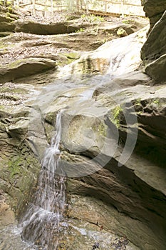 Water Runoff into Canyon photo