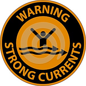 Water Safety Sign Warning - Strong Currents