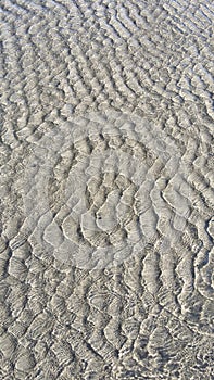 Water Sand Pattern Low Tide