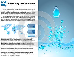 Water Saving and Conservation Template