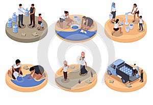 Water Scarcity Isometric Compositions