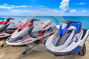 Water scooter rental at beaches and luxury hotels in Saint Croix, US Virgin Islands, Frederiksted