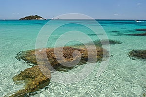 Water, sea. sky, waves. Australia, Great Barrier Reef.