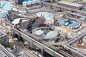 Water sewage station under construction