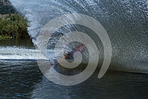 Water ski contest for european champion cup in Ioannina