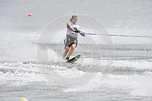 Water Ski World Cup 2008 In Action: Woman Slalom