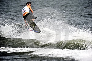 Water Ski World Cup 2008: Man Shortboard Tricks