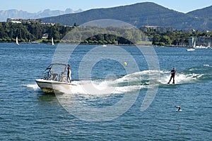 Water skiing