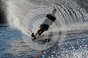 Water skiing in Parker Arizona