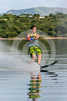 Water-Skiing Slalom Fun