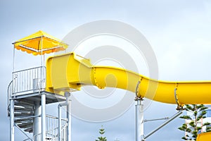 Water slide detail