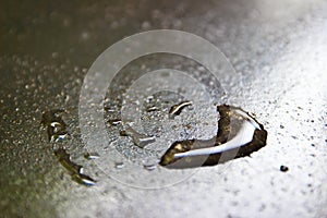 Water spill on floor