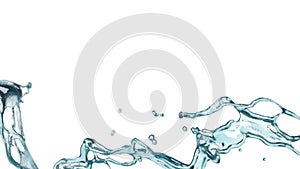 Water splash animation