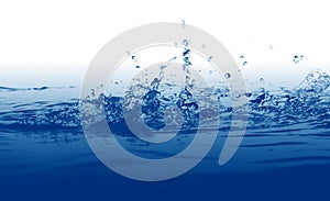 Water splash background