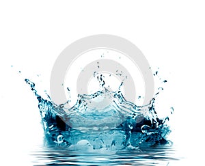 Water splash background