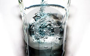 Water splash in Glass