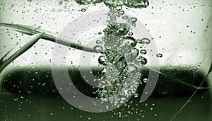 Water splash in Glass