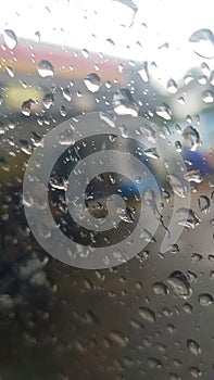 water splash on glasses