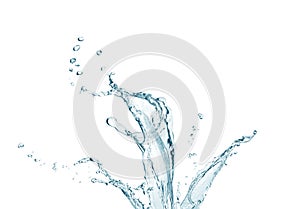 Water splash isolated